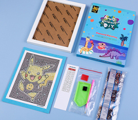 Kit de Peinture DIY en Promotion : Motif Renard pour Enfants, Peinture Diamant avec Cadre Photo