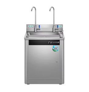 Fabricant de distributeurs d'eau pour hôtels et foyers - Unité autonome en acier inoxydable avec sortie instantanée d'eau chaude et froide Q - Product Image 2