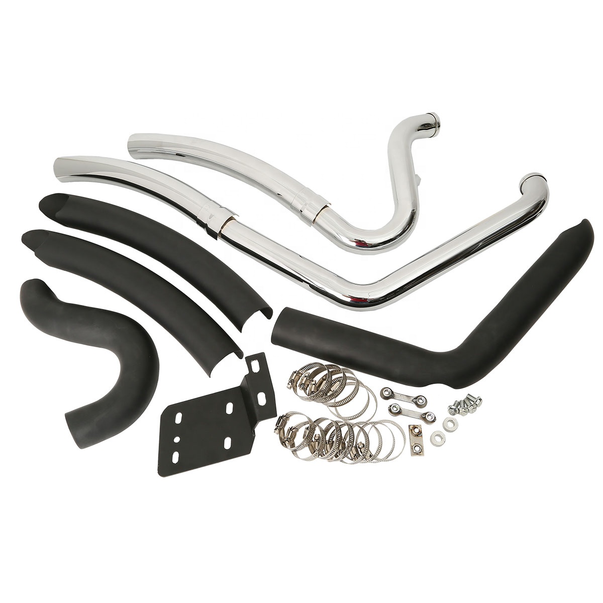 TCMT для Harley выхлопной трубы XF2906C11-B выхлопной сопротивления трубы тепловые перегородки Новый подходит для Harley Softail 1986-17 изготовленный на заказ