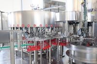Débitmètre de haute précision pour machine de remplissage d'huile alimentaire, ligne d'embouteillage automatique d'huile de cuisson avec buse anti-goutte