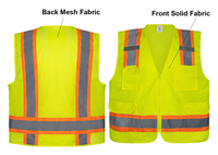 Gilet di Sicurezza all'Ingrosso, Abbigliamento da Lavoro ad Alta Visibilità, Gilet Riflettenti per Segnalazione e Sicurezza