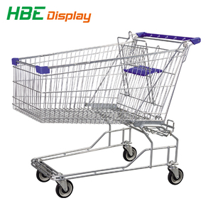 सुपरमार्केट भारी शुल्क धातु शॉपिंग ट्रॉली गाड़ी - Product Image 5