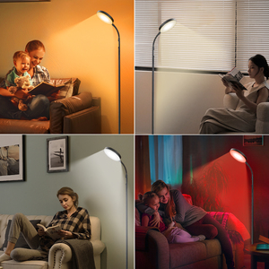 حامل دائري من الألومنيوم بقيادة نوردية لتغيير اللون 18 واط 3 واط لديكور غرفة المعيشة مع وظيفة المؤقت - Product Image 6