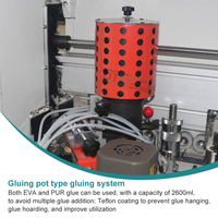 Pre-Milling Edge Bander 45 Degrés Entièrement Automatique Biseau Arc Edge Banding Machine Entièrement Automatique Bevel Edgebander 45