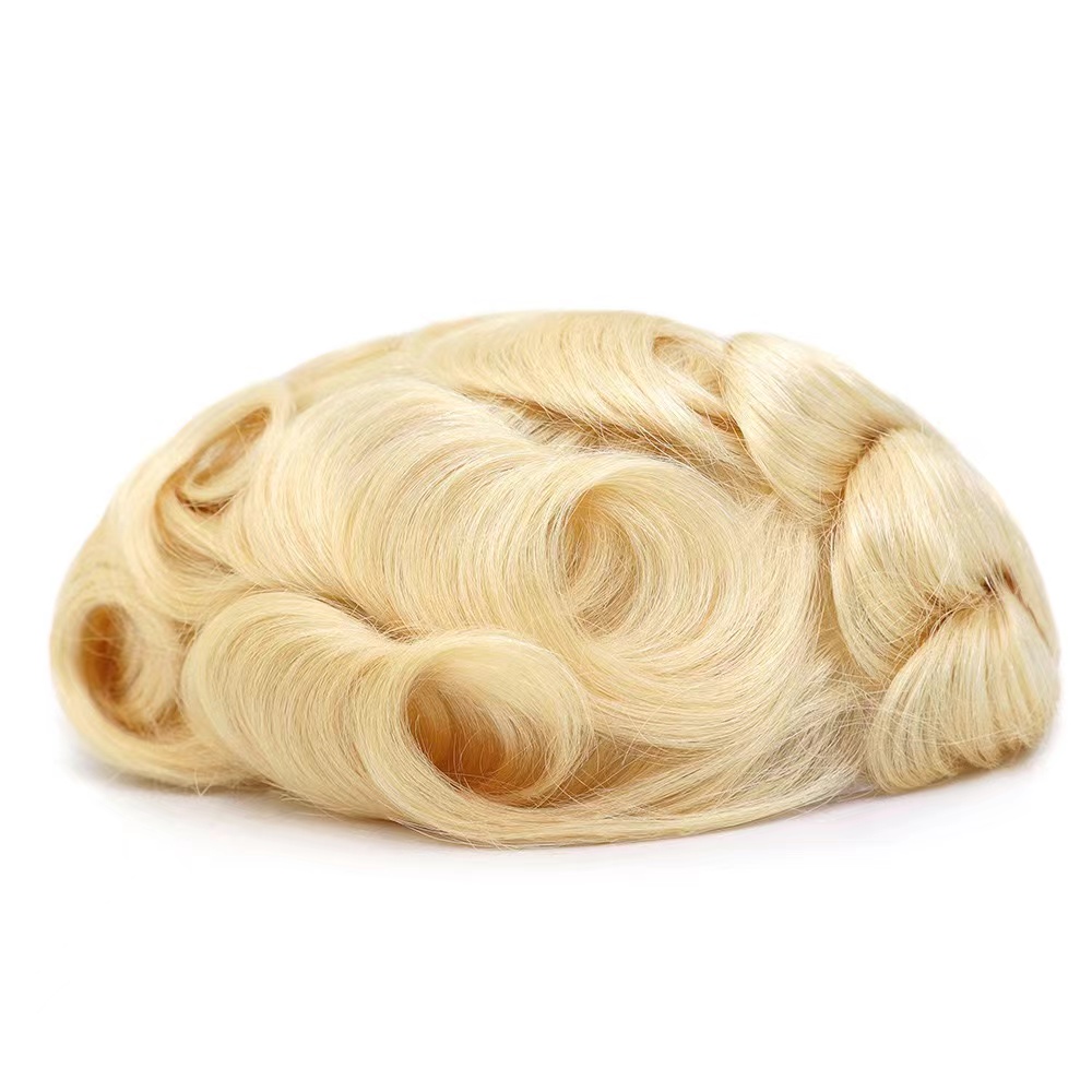 men toupee deadlocks blonde wig