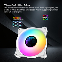 Kipas Pendingin PC OEM 120mm ARGB PWM 12V RGB, Kipas Casing Komputer Senyap Aliran Udara Tinggi, Kipas Pendingin Plastik untuk PC Gaming