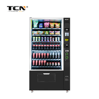 Distributeur automatique de snacks et de boissons TCN US, stock local, livraison rapide en 3 jours, paiement par pièces, billets et cartes, multi-paiements pour usage commercial