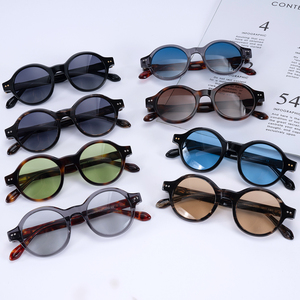 Lunettes de <span class=keywords><strong>soleil</strong></span> vintage rondes à petite monture <span class=keywords><strong>UV</strong></span> 400 polarisées pour <span class=keywords><strong>les</strong></span> seniors en acétate Belles lunettes de <span class=keywords><strong>soleil</strong></span> aux couleurs assorties - Product Image 1