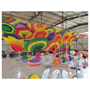 קשת רשת קשת חבל הסרוגה רשת טיפוס קרופלנד עבור ילדים בחוץ מגרש משחקים ציוד אטרקציות ציבוריות - Product Image 3