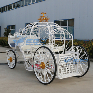 Carruaje de Cenicienta con Diseño de Calabaza, Último Modelo, Elegante, para Bodas, Color Personalizado, Estructura de Acero con Certificación CE, Gran Venta - Product Image 4
