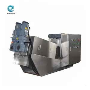 Sludge Dewatering Screw Press Dehydrator Machine