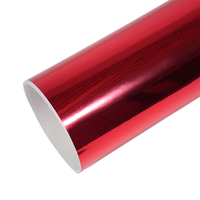 Vinilo Autoadhesivo de PVC Polimérico de Alta Calidad para Envoltura de Automóviles, 1.52*28m, Plateado/Dorado/Rojo/Azul/Verde/Morado, Alta Elasticidad, Cambia de Color