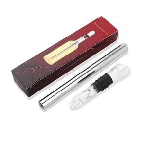 Nuovo prodotto 3 In 1 metallo vino Chiller Stick vino e accessori da Bar In acciaio inox vino Chiller Cooler Stick Set - Product Image 3