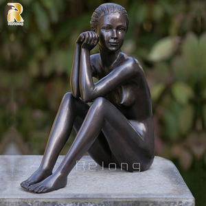 Наружный сад парк Декор бронзовая голая женщина сексуальная девушка статуя скульптура - Product Image 4