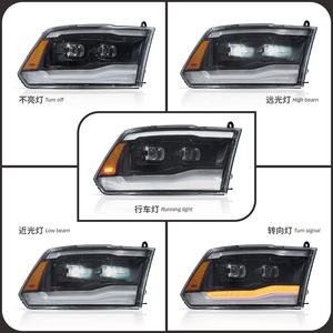 AURON Nouveau Phare Avant LED 32V 6000K 60W 6000 Lumens à Feuilleux pour Dodge Ram 2009-2018 Vente en Gros - Product Image 2