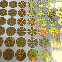 Autocollants de sécurité holographiques personnalisés anti-contrefaçon, effet irisé, étiquettes holographiques pour la protection de la marque