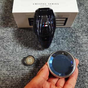 Accessoires intérieurs de voiture, pommeau de levier de vitesse en plastique cristallin lavable pour <span class=keywords><strong>BMW</strong></span> Série 5 F10 F15 F30 G30 G20 G05 I12 2013-2020 - Product Image 3