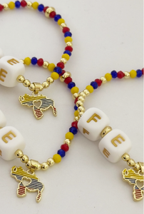 Pulsera de Moda Estilo Bohemio de Venezuela, Cadena de Cobre con Colgante de Mapa de Venezuela, Joyería de Regalo para Hombre y Mujer - Product Image 2