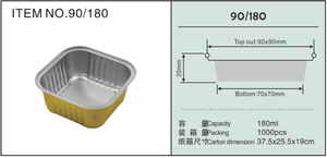 Nhiệt độ cao lò vi sóng Hộp Ăn Trưa cao cấp cấp thực phẩm nhôm lá vật nuôi nhiệt độ cao khử trùng cho thuận tiện - Product Image 6