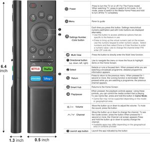 Télécommande universelle de remplacement compatible avec tous les téléviseurs intelligents Samsung Frame <span class=keywords><strong>Serif</strong></span> Crystal Solar UHD Neo QLED OLED 4K 8K - Product Image 2