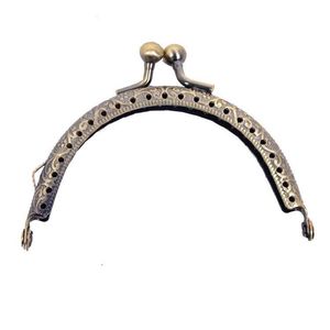 8.5cm en gros métal sac à main cadre Antique baiser poignée fermoir pour sac portefeuille bouche Clip maroquinerie artisanat bricolage - Product Image 4