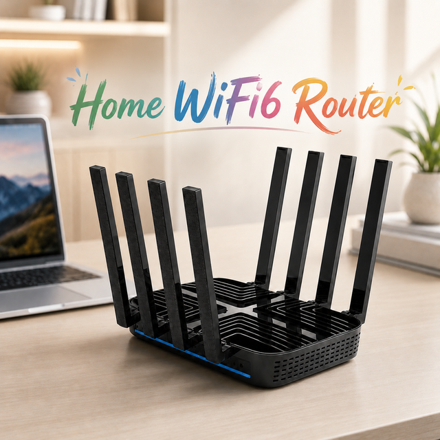 AX3000 WiFi6 Router 2.4G 5.8G Dual Band DDR4 Mesh Network OpenWrt MU-MIMO Multiple Device Connection Home Wifi Router Wireless