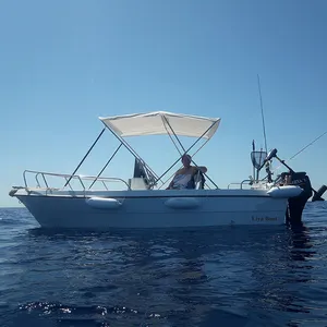 Liya-barco de fibra de vidrio, bote de pesca pequeño de 5m