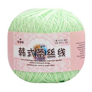 Coreano No. Hilo <span class=keywords><strong>de</strong></span> encaje <span class=keywords><strong>de</strong></span> 8 cabos para manualidades <span class=keywords><strong>de</strong></span> ganchillo, DIY, antibacteriano, algodón mercerizado, lana <span class=keywords><strong>de</strong></span> algodón puro, venta al por mayor - Product Image 1