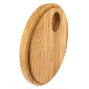Base de lámpara de madera redonda al por mayor con impresión de logotipo láser accesorios de iluminación para la decoración del hogar modelo de iluminación hecho en Vietnam - Product Image 2