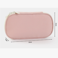 Pochette à bijoux portable 21*12CM, sac de rangement solide pour bracelets et colliers, emballage pour boucles d'oreilles, cadeaux pour femme et fille en voyage