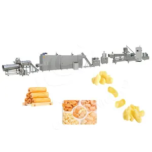 ORME Puff mais 3D Pellet Slanty Snack Food fare macchina nuovo riso mais Flex Chip Snack cibo estrusore