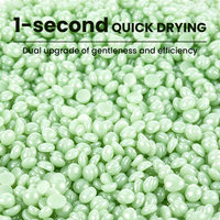 Cire dure en grains en vrac 20kg/50kg, sans colophane, séchage rapide en 1 seconde, fusion en 10 minutes, hypoallergénique, pour épilation du visage, 8 couleurs, OEM ODM