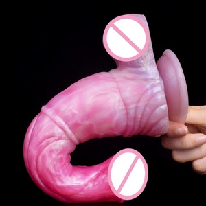 NNSX New Pink Color Horse <b>Dildo</b> With Suction Cup for G-spot Tip Head Monster <b>Dildo</b> Fantasy Long Horse Sex Toy for Women - Product Image 6