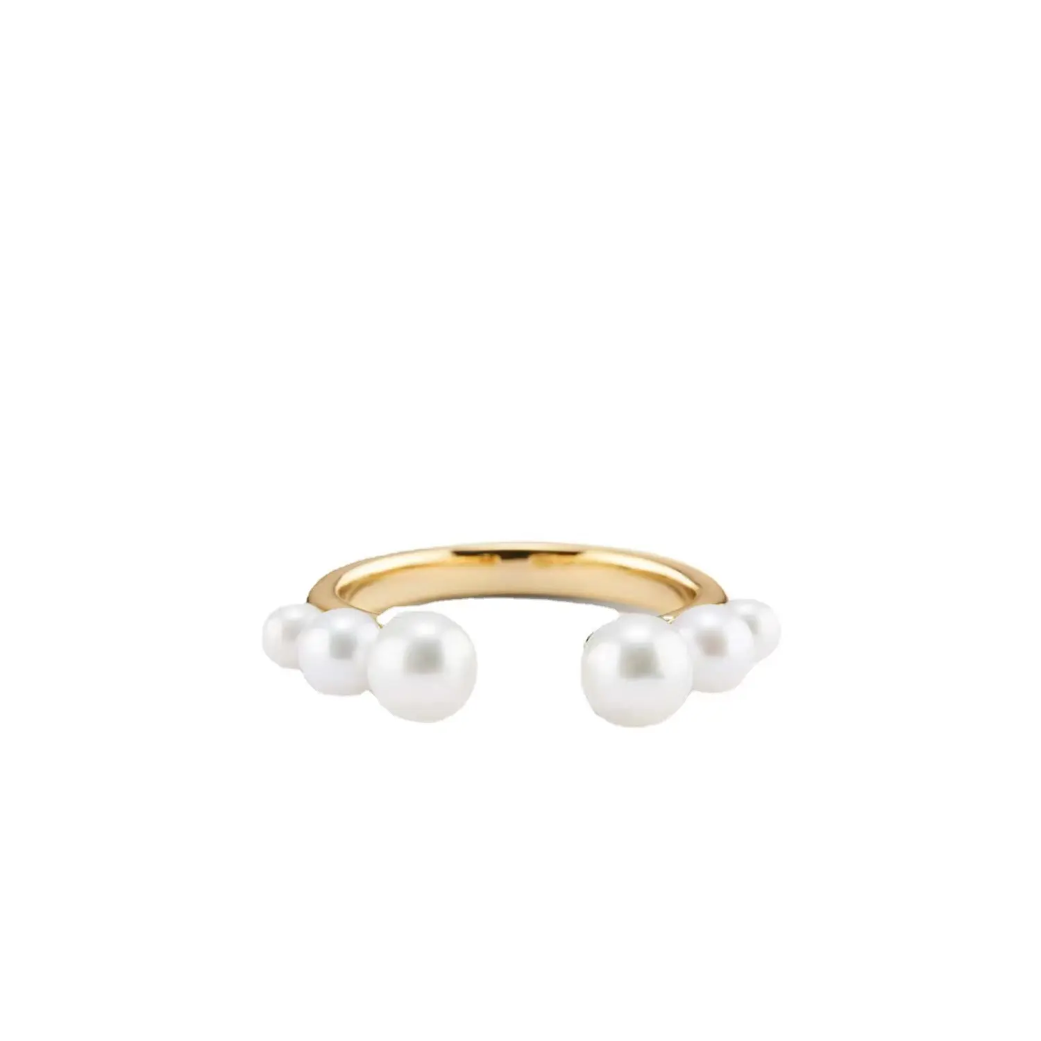 UA525 dropshipping hot sales elegant 925 sterling silver with multi pearls rings