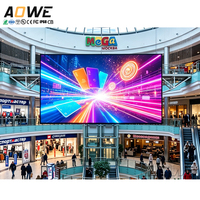 Écran LED vidéo extérieur couleur pleine résolution A15 2m x 3m P2.5/P4/P5 HDR10+ 5000-7000cd Luminosité pour affichage publicitaire