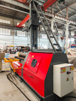 MYT CNC Rouleau de tôle de fer Machine à rouler les tôles Machine à rouler les plaques à 4 rouleaux Machine à cintrer