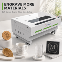 Machine de gravure laser CO2 multi-matériaux pour feuilles de liège, céramique, verre, pierre, bois, artisanat, cadeaux et décoration personnalisée
