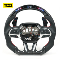 Leviers de vitesses magnétiques en fibre de carbone et alliage d'aluminium TDD Racing LED pour Dodge Challenger Charger Jeep Durango Grand Cherokee