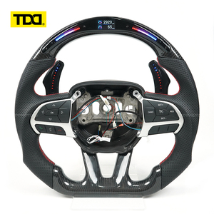 Palancas de cambio magnéticas de fibra de carbono TDD LED para Dodge Challenger Charger Jeep Durango Grand Cherokee Chrysler 300 SRT Hellcat - Product Image 2