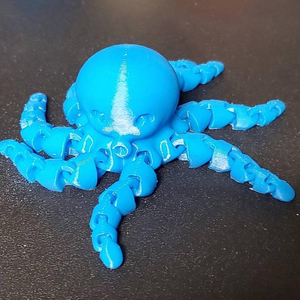 Dropshipping Khớp Nối Bạch Tuộc Đồ Chơi Con Rối Ngón Tay 3D In Nhựa PLA - Product Image 1