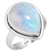 Bague en argent sterling S925 avec pierre précieuse naturelle, plaquée rhodium, topaze bleu ciel, bague de luxe pour mariage, fiançailles, anniversaire