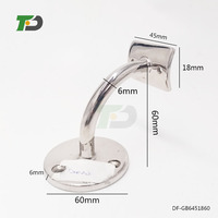 DF Outdoor Aluminium Wand handlauf 304 & 316 Edelstahl für Indoor House Treppen geländer Traditionelles Zubehör Deck Eisen Material
