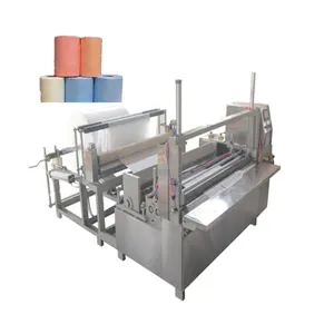 Machine à rouleaux d'essuie-tout de nettoyage Jumbo pour faire des chiffons paresseux de nettoyage tampon à récurer chiffon à vaisselle