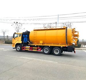 Camion d'aspiration d'eaux usées Howo 20000L 6x4 camion d'aspiration d'eaux usées fécales septiques avec bobine de nettoyage à haute pression - Product Image 6