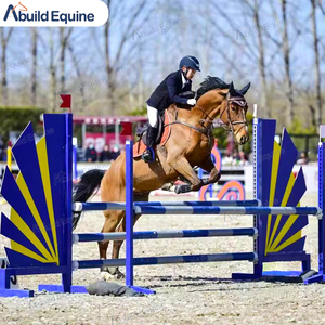 Equipamento equino de alumínio para saltar a cavalo, asa portátil para saltar, obstáculo para cavalo