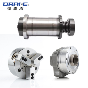 Mandrin de tour Drake à vendre avec contre-pointe et trois mâchoires souples pneumatiques pour tour - Product Image 2