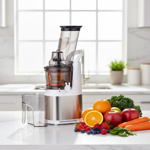 Exprimidor Lento Eléctrico Multifuncional Comercial de Boca Ancha con Nuevo Diseño - Product Image 1