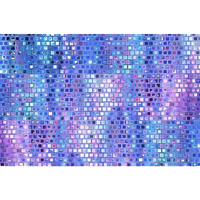 Papier peint holographique irisé à paillettes, effet mosaïque 3D pour mur de fond de boîte de nuit ou de bar
