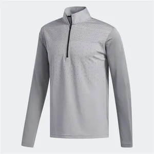 2022 AWM Herren Custom Langarm 1/4 Reiß verschluss Golf Shirts Pullover Golf Kleidung 1/4 Reiß verschluss Golf Pullover