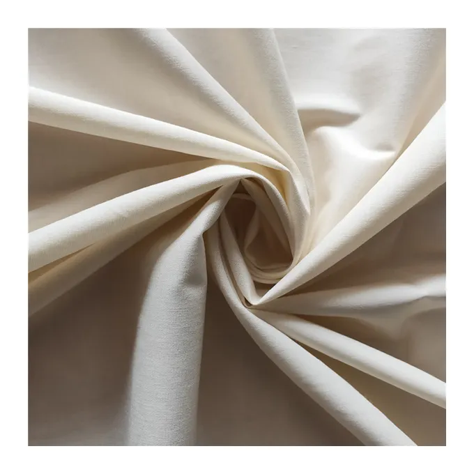 Vendita calda personalizza il tessuto per il rivestimento della borsa tessuto Telas Por Mayor Plain tessuto popeline poliestere misto cotone camicia tessuto tinto
